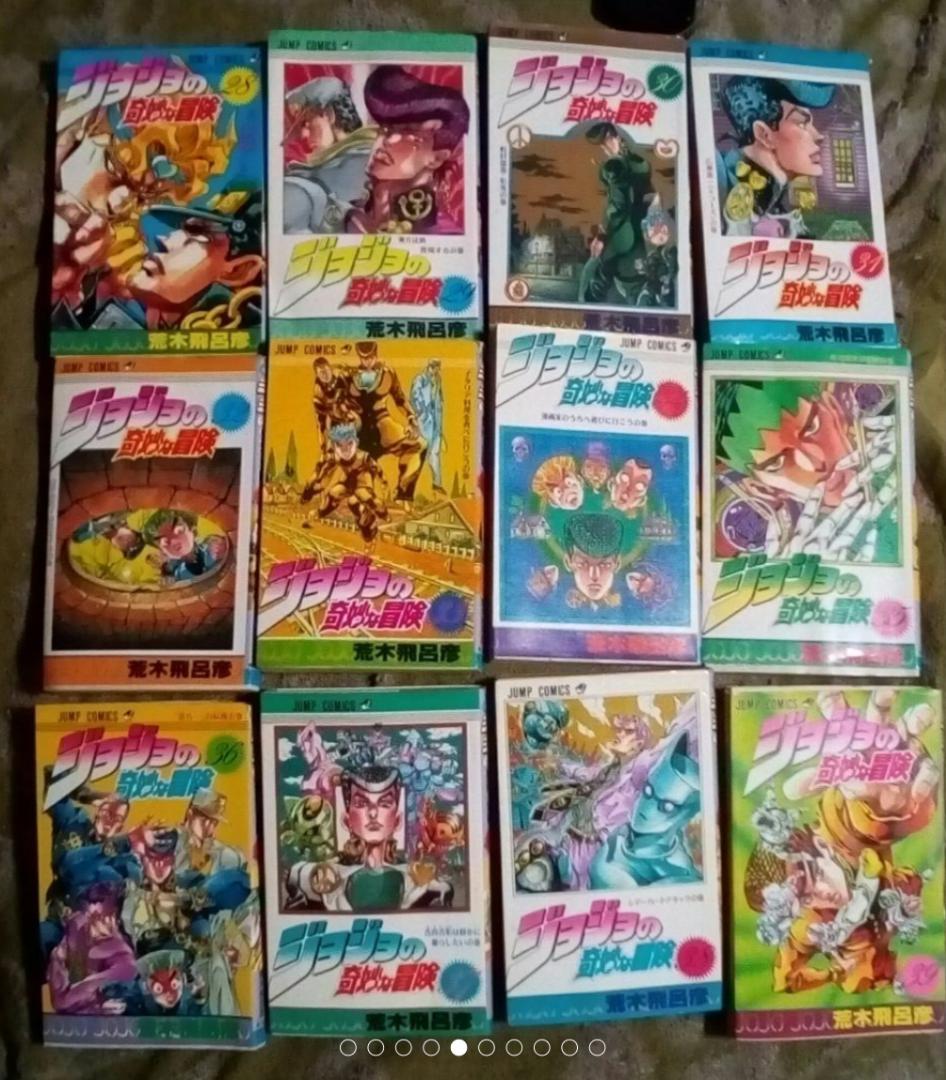 漫画ジョジョの奇妙な冒険28-63巻セット大人気漫画中古状態まあまあ荒木飛呂彦