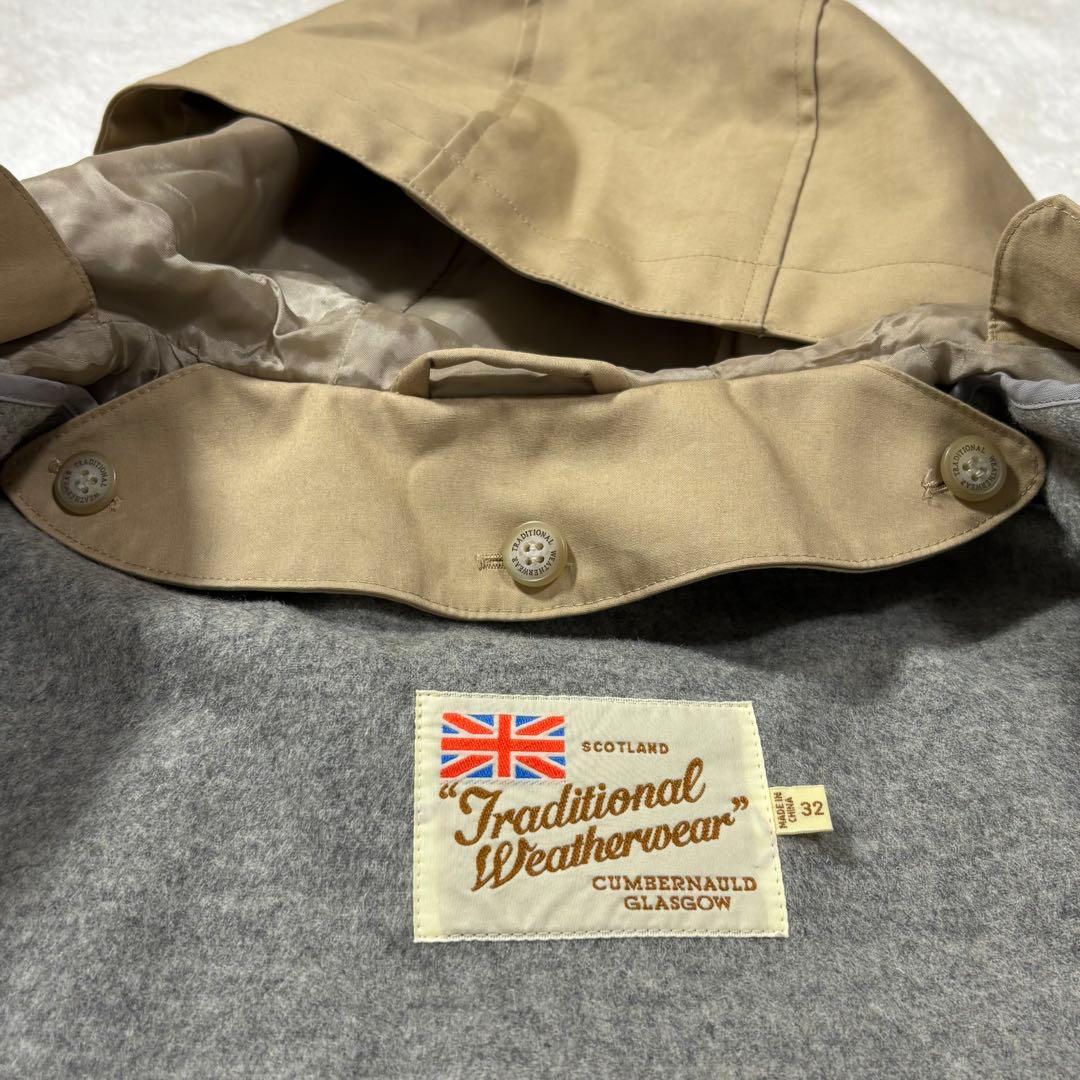 Traditional Weatherwear フード付コート 撥水 ライナー付