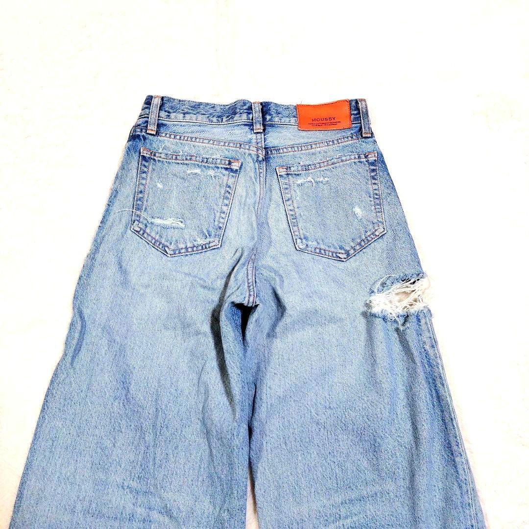 MIDRISE BAGGY 2024年 クラッシュ加工 マウジー W23 日本製