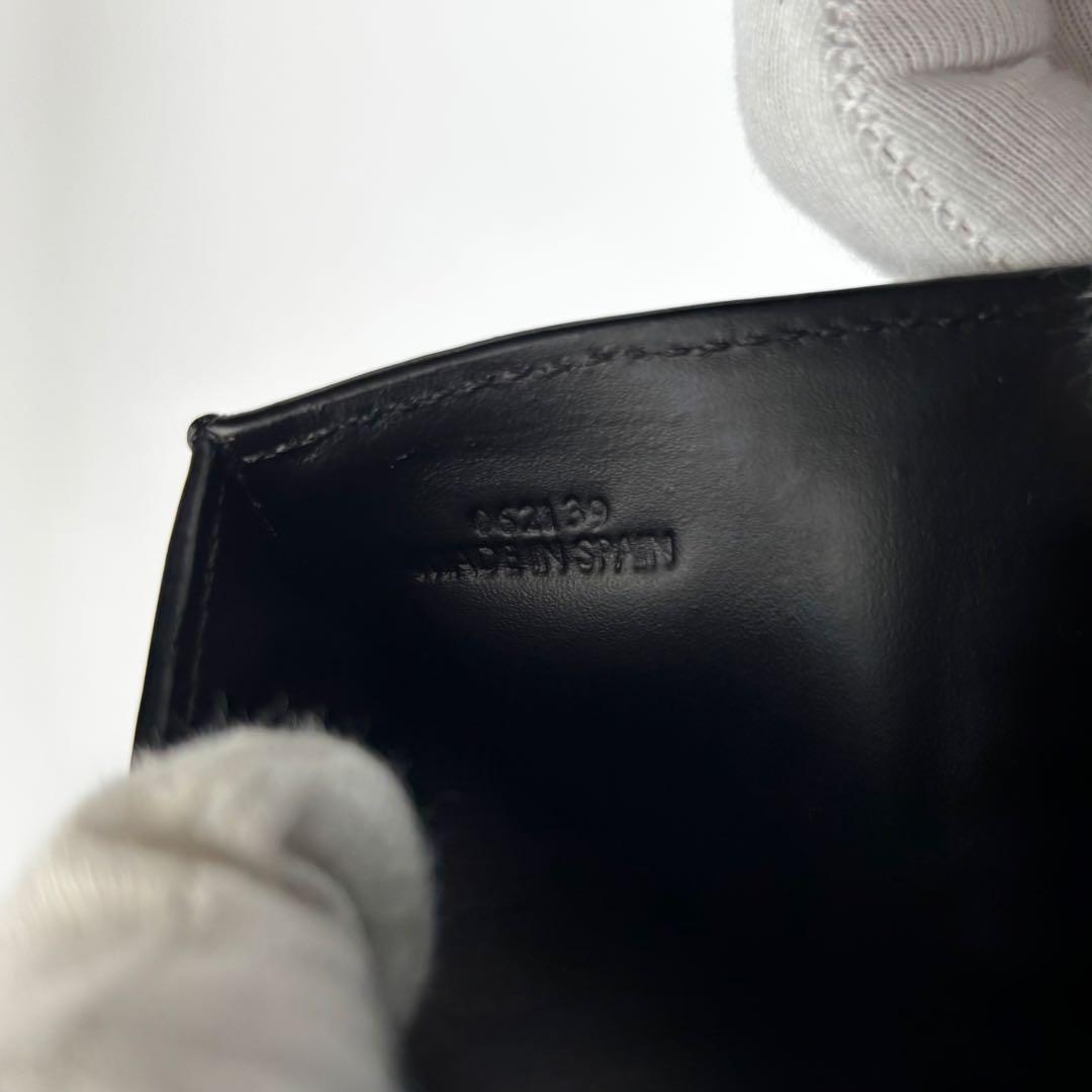 LOEWE ロエベ　トライフォールドアナグラム Wホック三つ折り財布