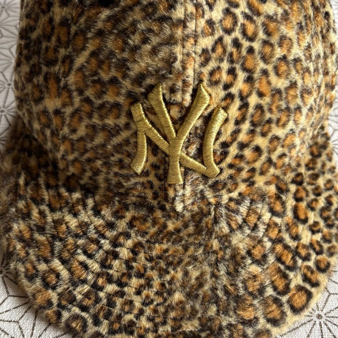 ^_^　ニューエラ 59FIFTY ニューヨーク・ヤンキース レオパード