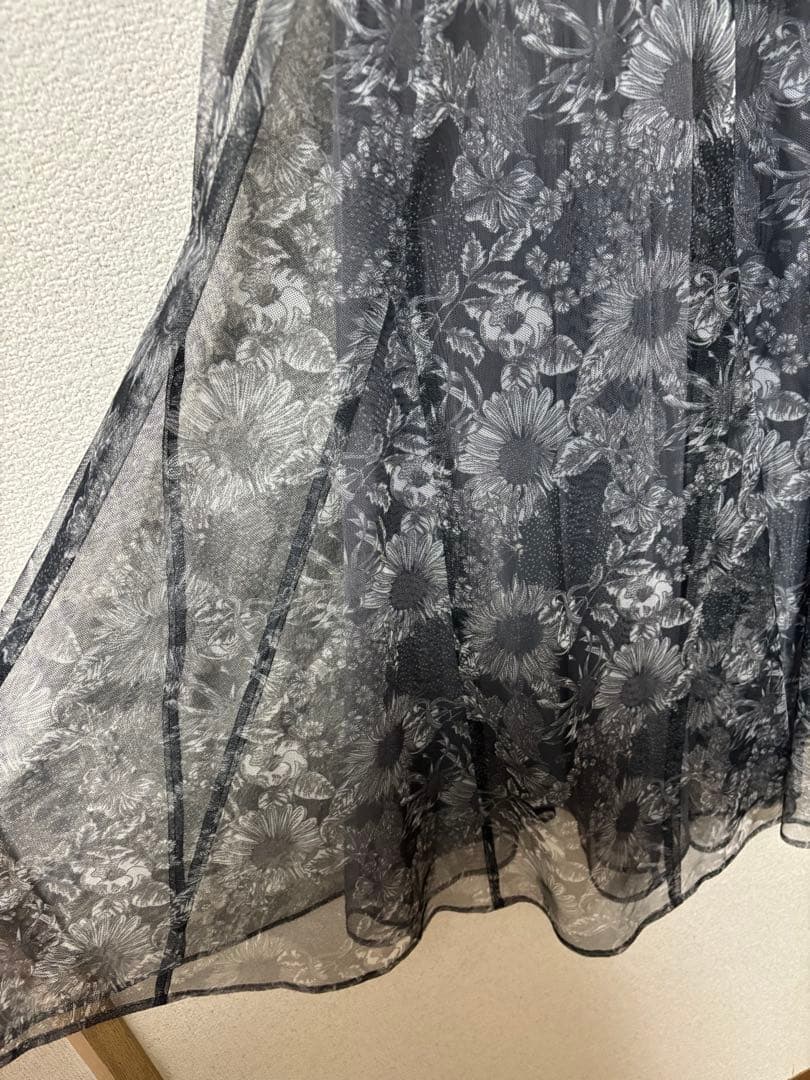 美品 AMACA Swim Dunclare チュールスカート グレー