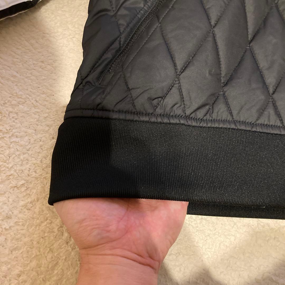 【デコピン】adidas キルティングジャケット XL ブラック