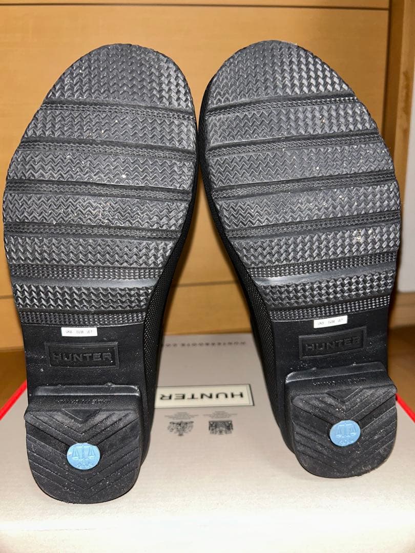 ⭐️最安値⭐️HUNTER オリジナル チェルシーブーツ ブラック レインブーツ