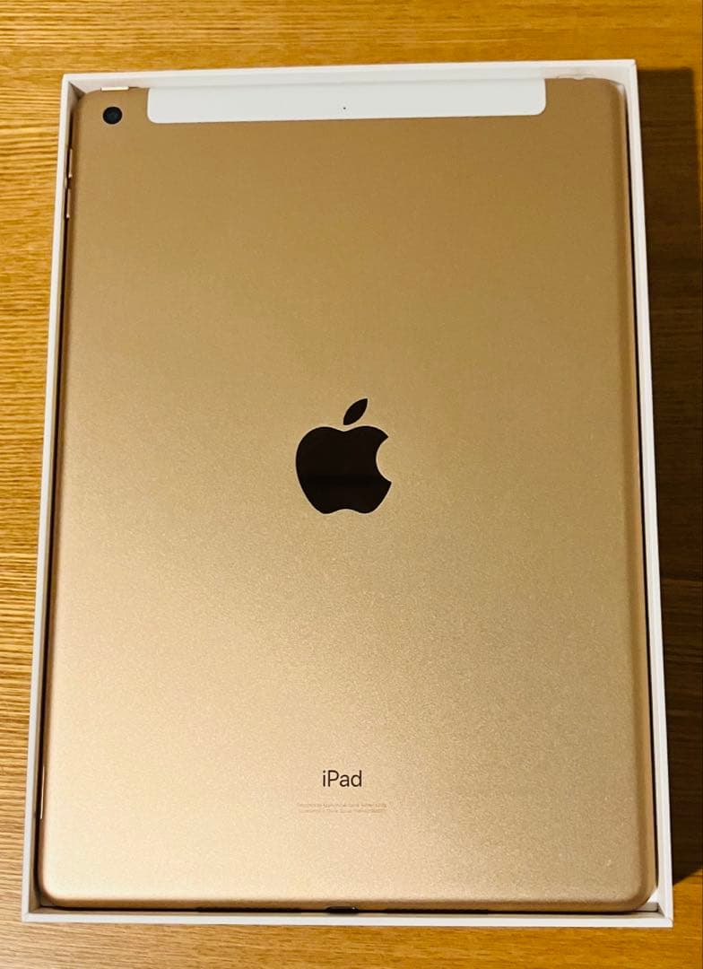 ②iPad　本体　第7世代　128GB　WiFi+Cellularモデル　箱付き