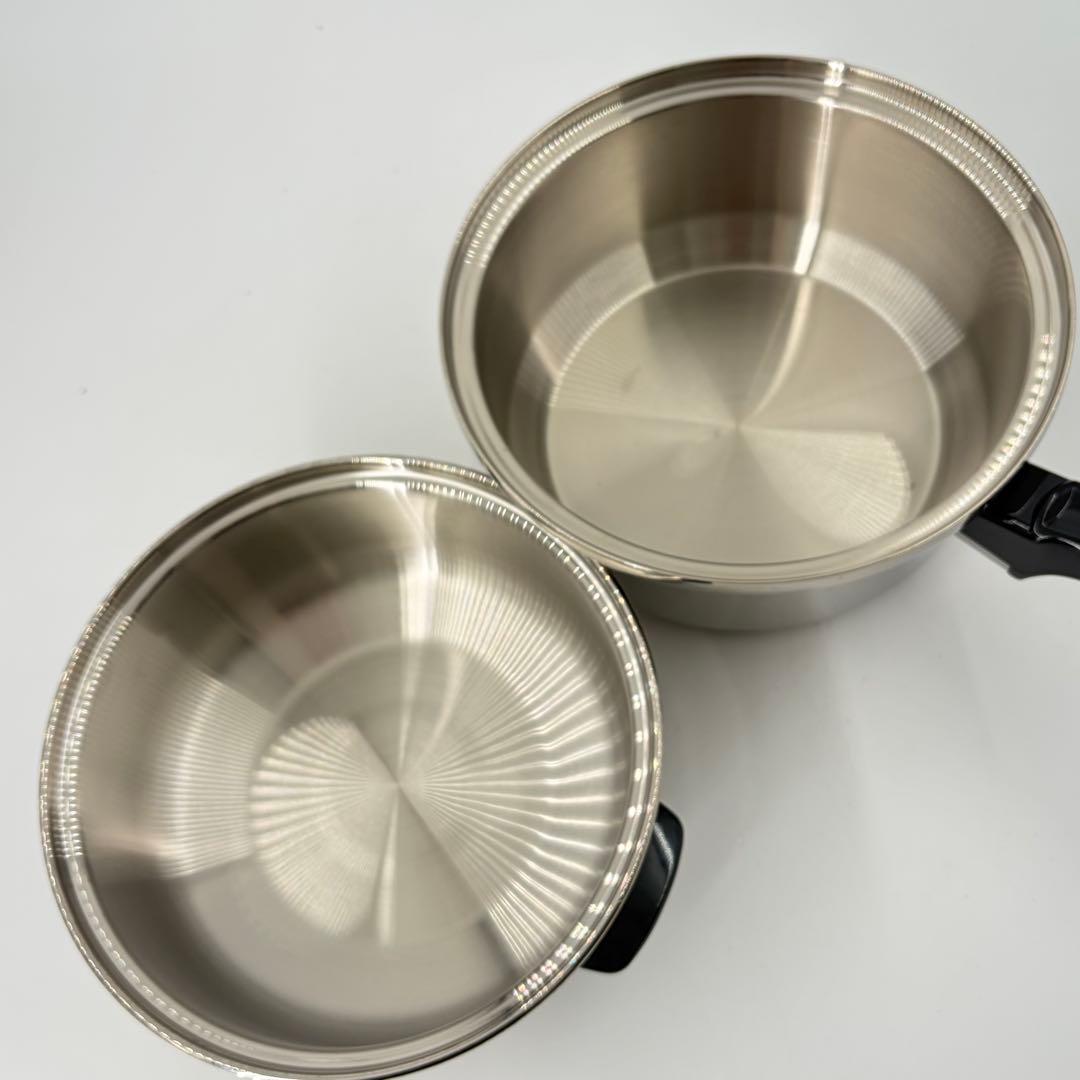 インコア　片手鍋　ステンレス　3コート　フライパン　スチーマー　未使用