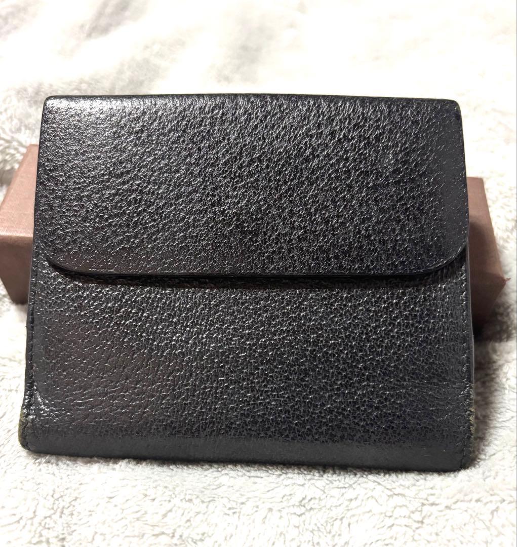GUCCI 二つ折り財布 ブラック 美品 男女兼用 グッチ