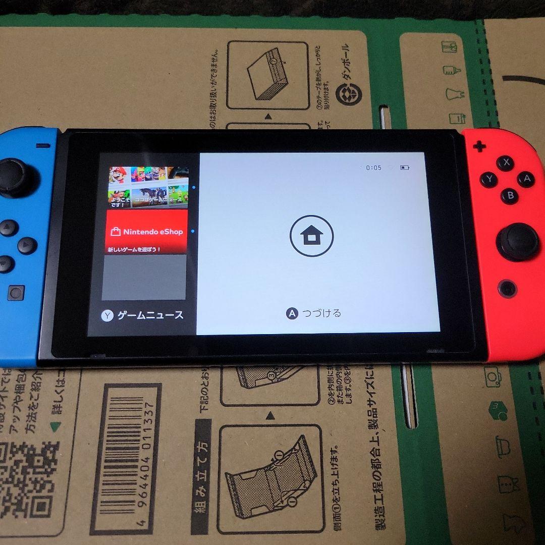 【中古本体+ジャンクjoy-con】初期型Switch 【hac-001】