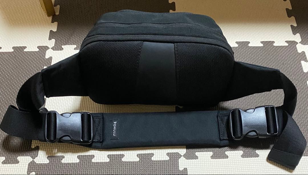 ☆POMULU（ポムル）2WAYヒップシートカジュアルブラック美品☆