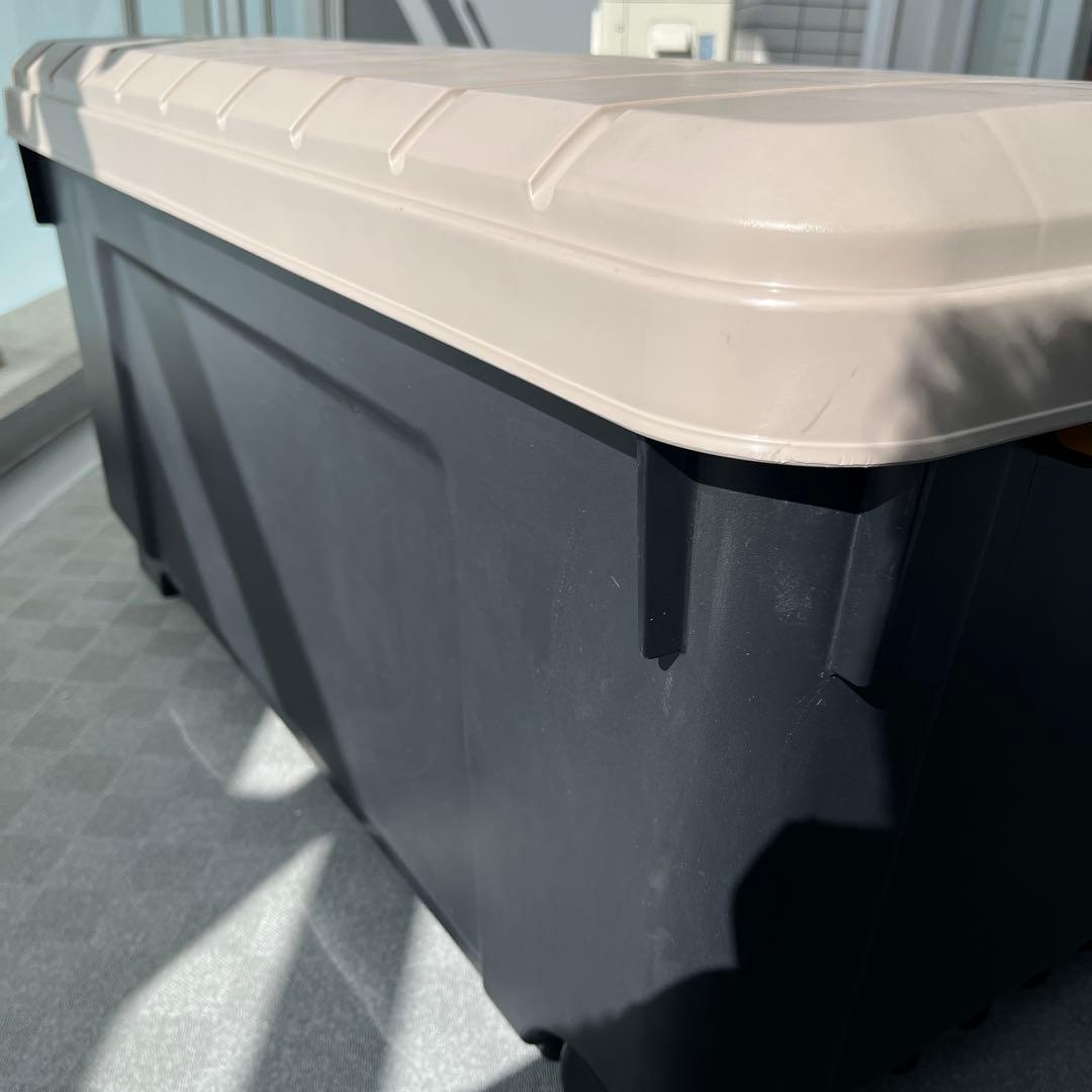 アイリスオーヤマ RVBOXカーキ/ブラック 幅100×奥行50×高さ50cm