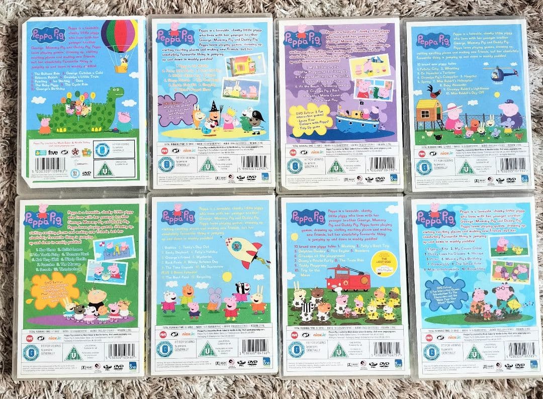 Peppa Pig DVD セット 8枚 フォニックス おうち英語 こども英語
