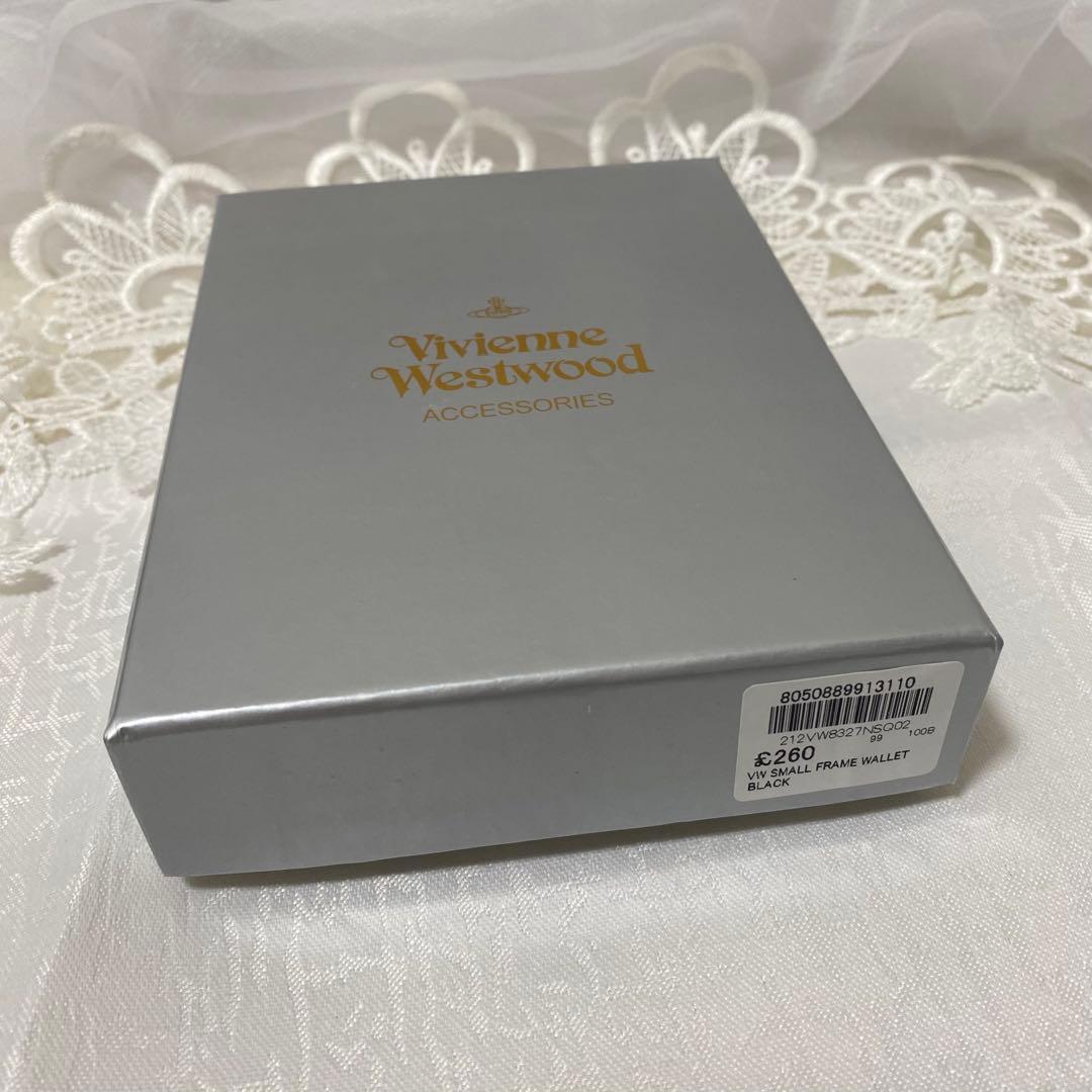 Vivienne Westwood フレーム財布 ブラック