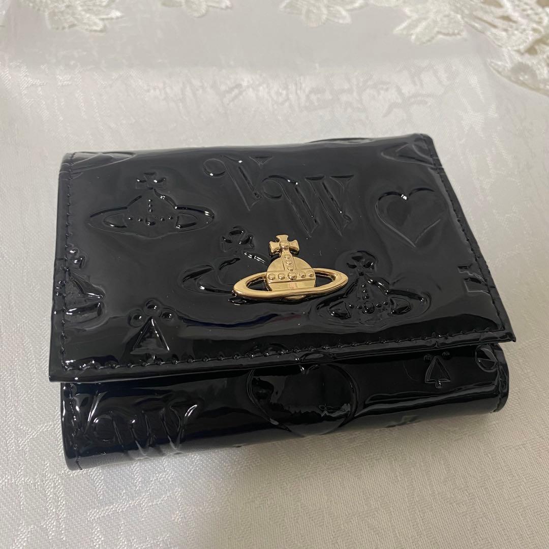 Vivienne Westwood フレーム財布 ブラック