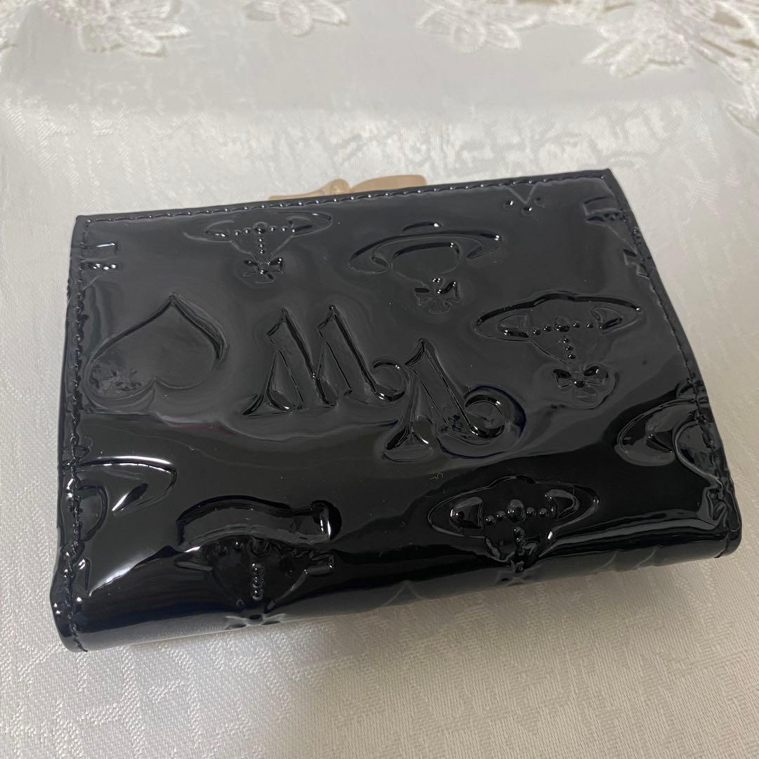 Vivienne Westwood フレーム財布 ブラック