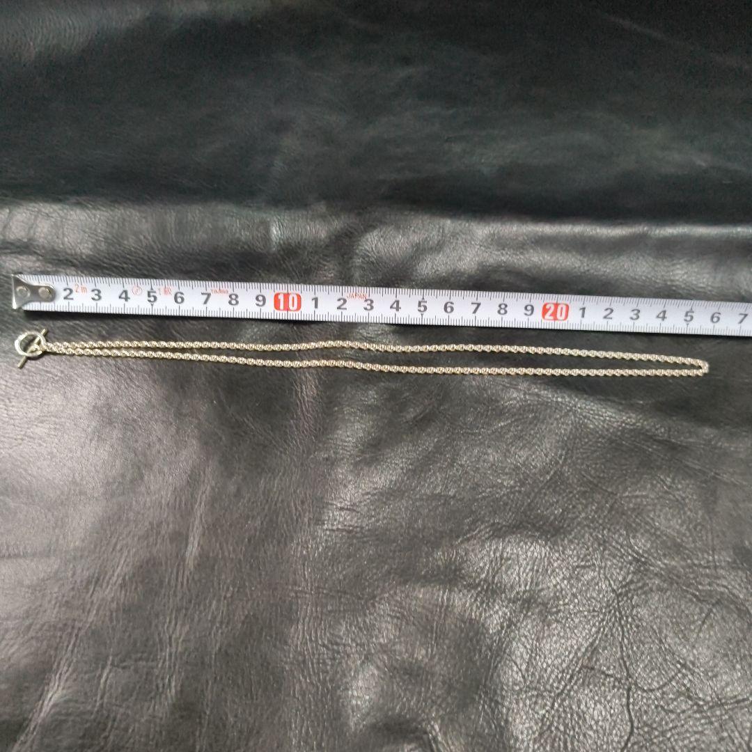 シルバー925 ツイストチェーンネックレス MR.mimi33 約50cm 6g