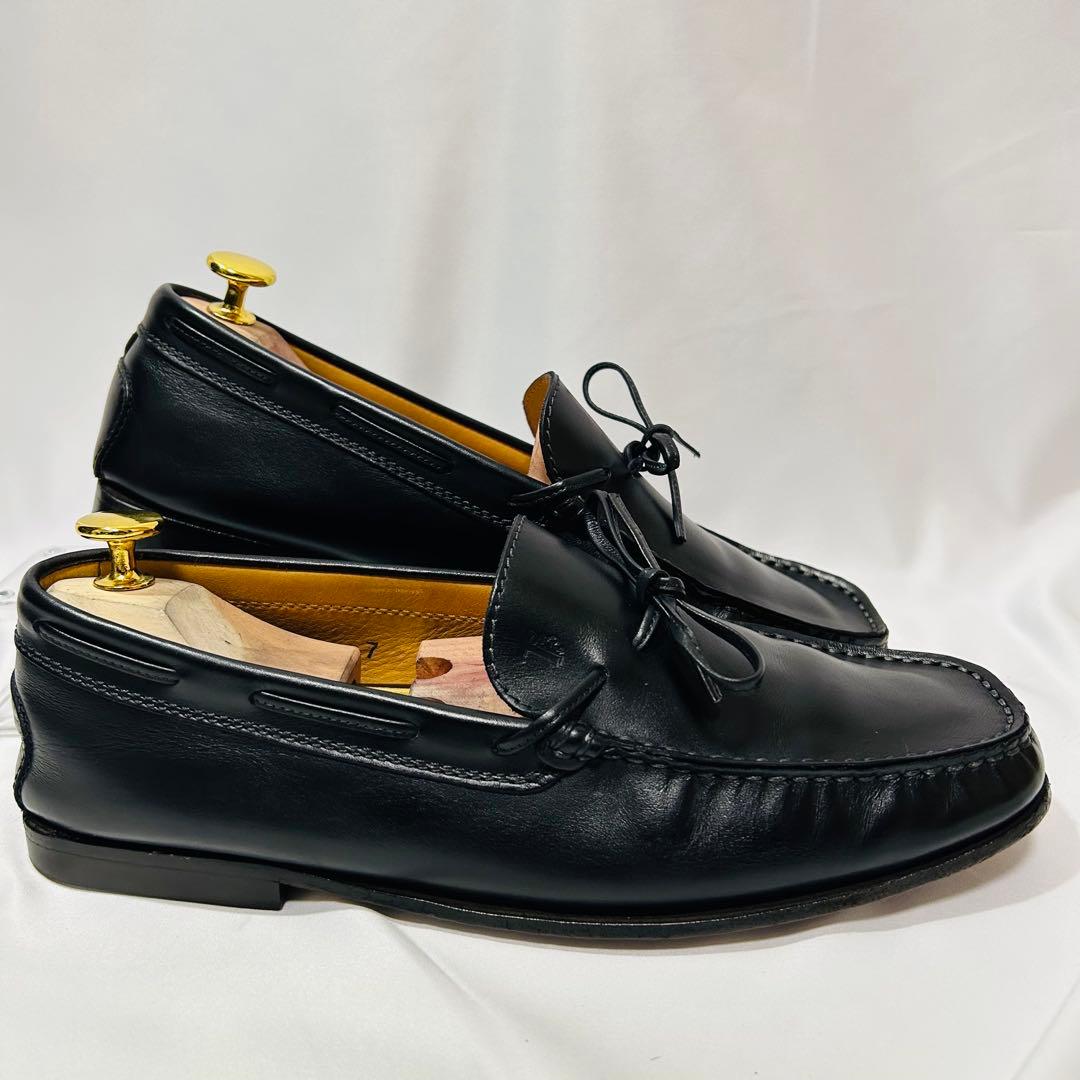 【美品】TOD'S トッズ 26 ヴァンプローファー レザー 黒