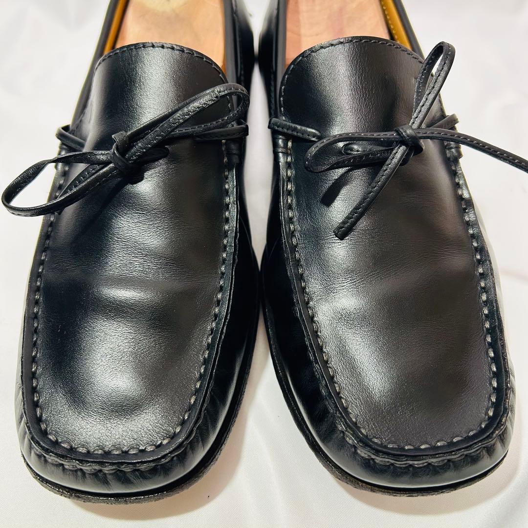 【美品】TOD'S トッズ 26 ヴァンプローファー レザー 黒