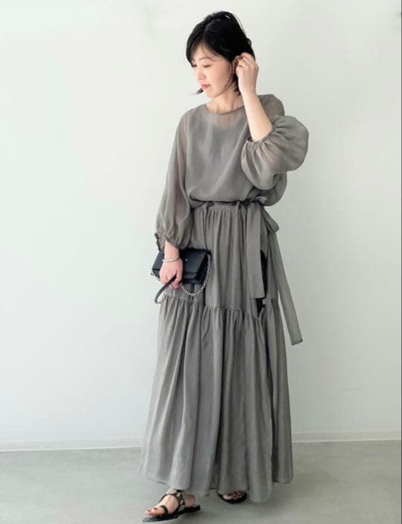 スカート L'Appartement Cupra Silk Organdy Skirt