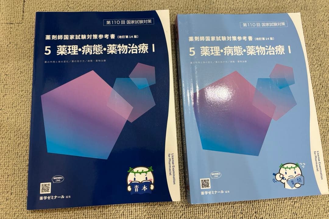 し*ん様 薬学ゼミナール　青本　全巻セット　第110回薬剤師国家試験