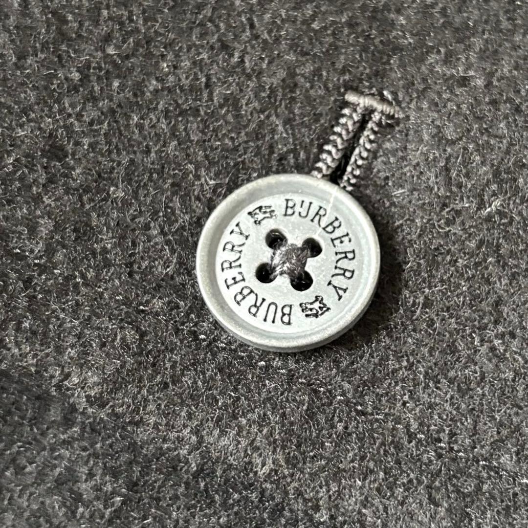 【美品✨】バーバリーブラックレーベル　ダッフルコート　刺繍　ウール　チェック　Ｌ