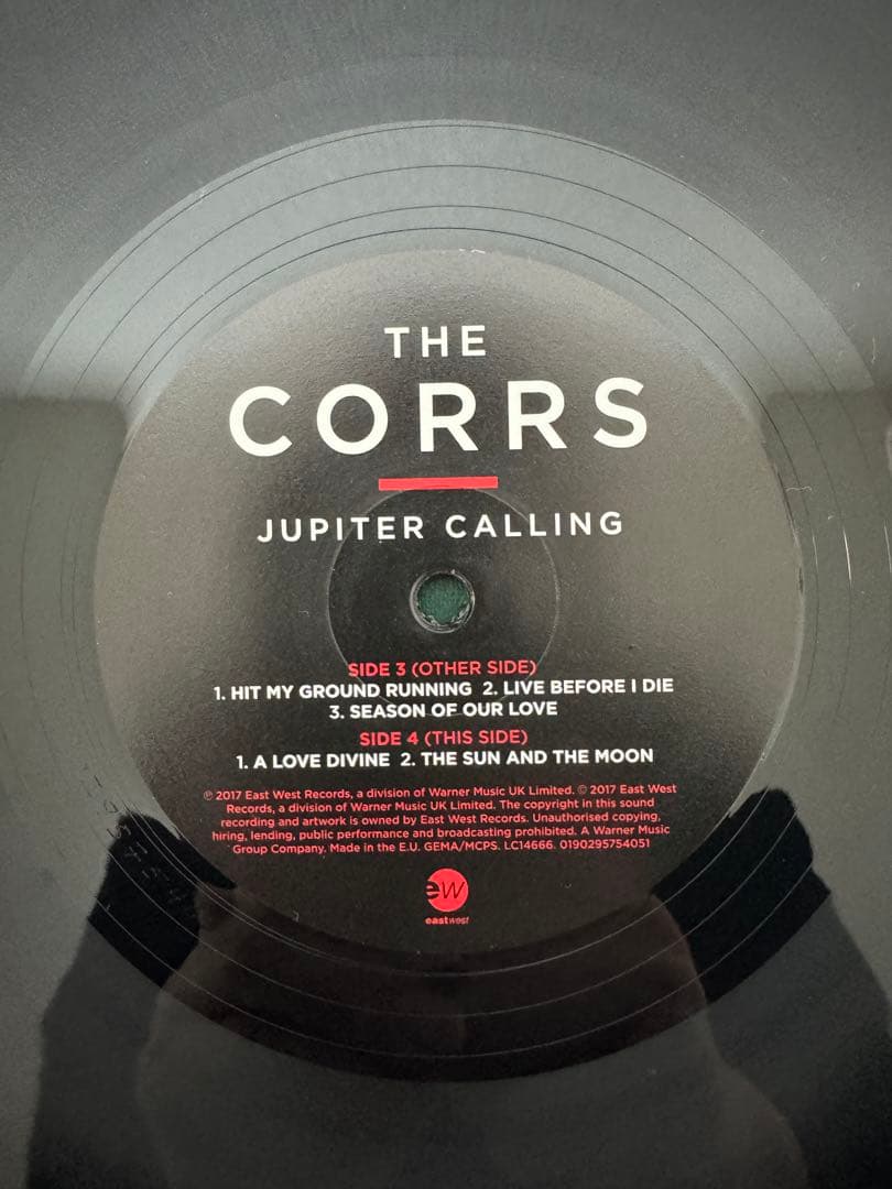 THE CORRS レコード　美品