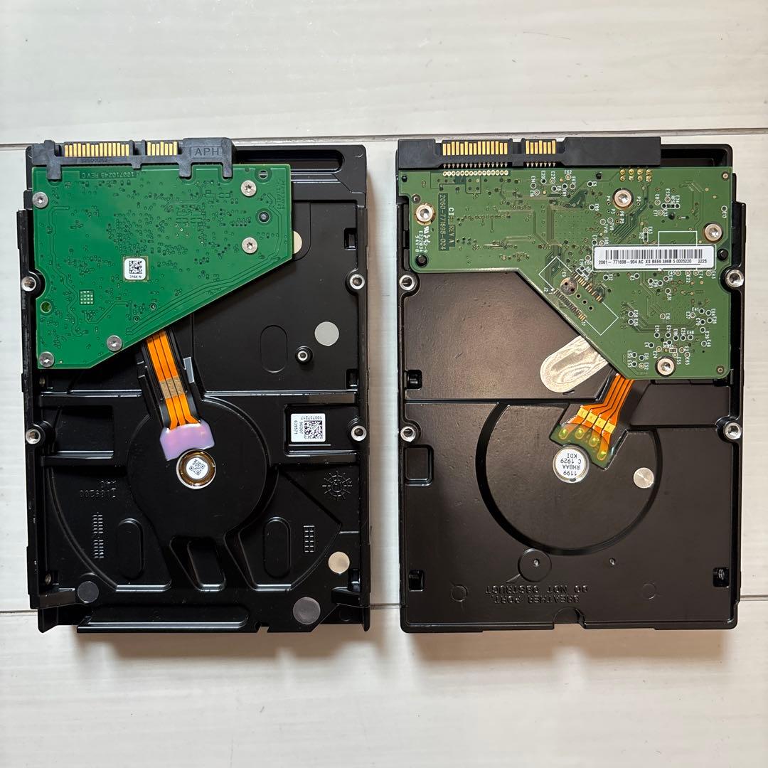 HDD 2.5TB+4TBセット フォーマット済①