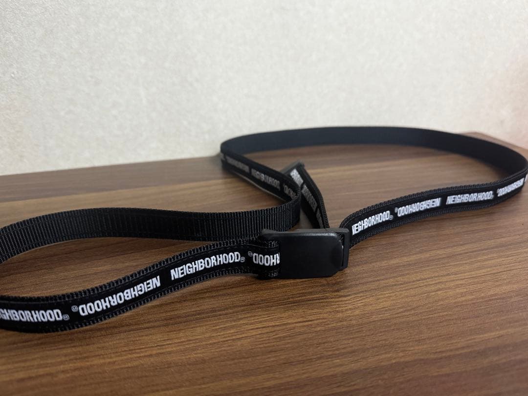 NEIGHBORHOOD 18SSネイバーフッド　 ナイロンベルト　黒