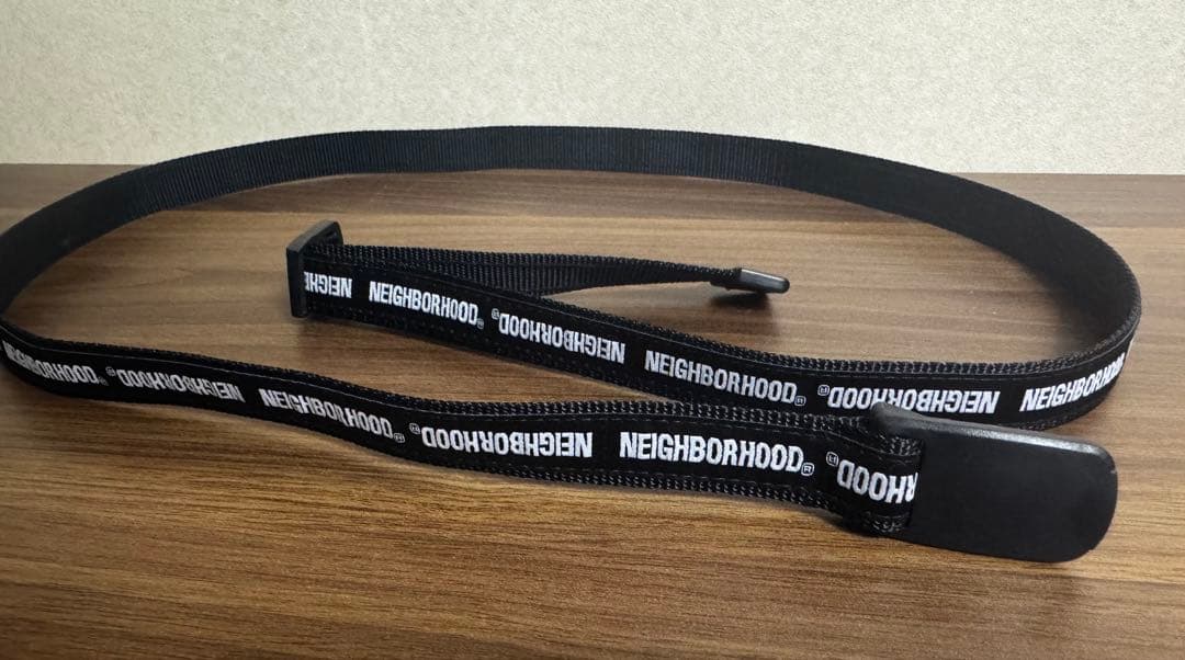 NEIGHBORHOOD 18SSネイバーフッド　 ナイロンベルト　黒