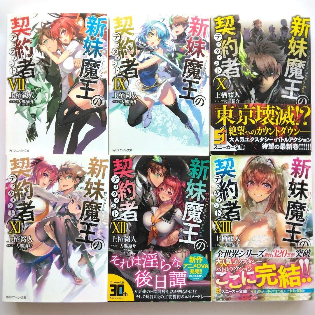 新妹魔王の契約者 (テスタメント) 小説全15冊セット　上栖綴人　BD付き