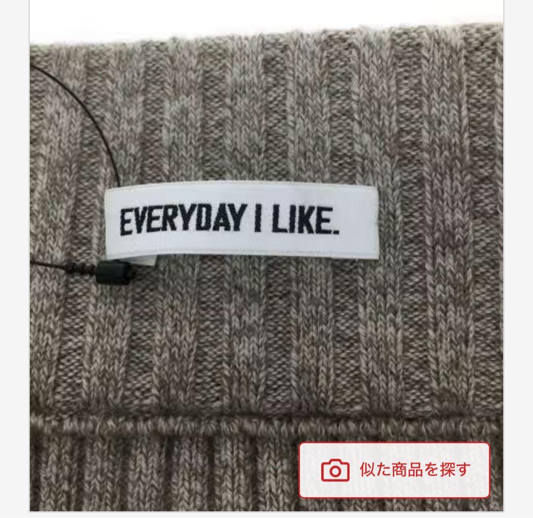 新品未使用／EVERYDAY I LIKE. エブリデイアイライク　リブスカート