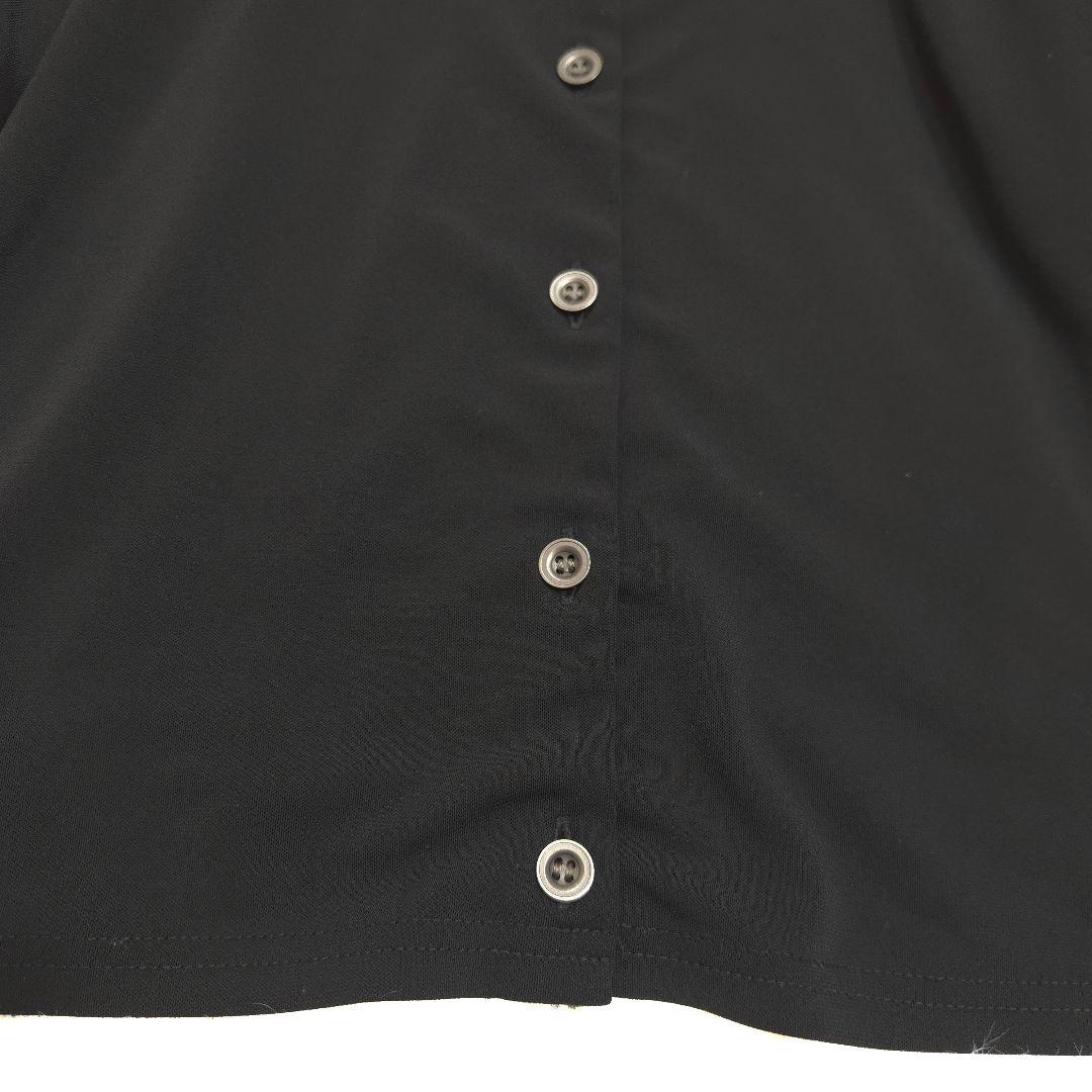 FOXEY フォクシー 42 L カーディガン ショート ブラウス 黒 半袖
