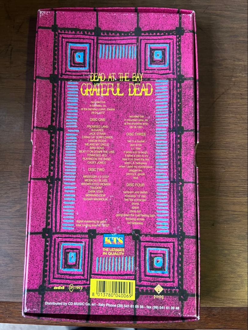 Grateful Dead 4CD BOX ライブ レア 廃盤