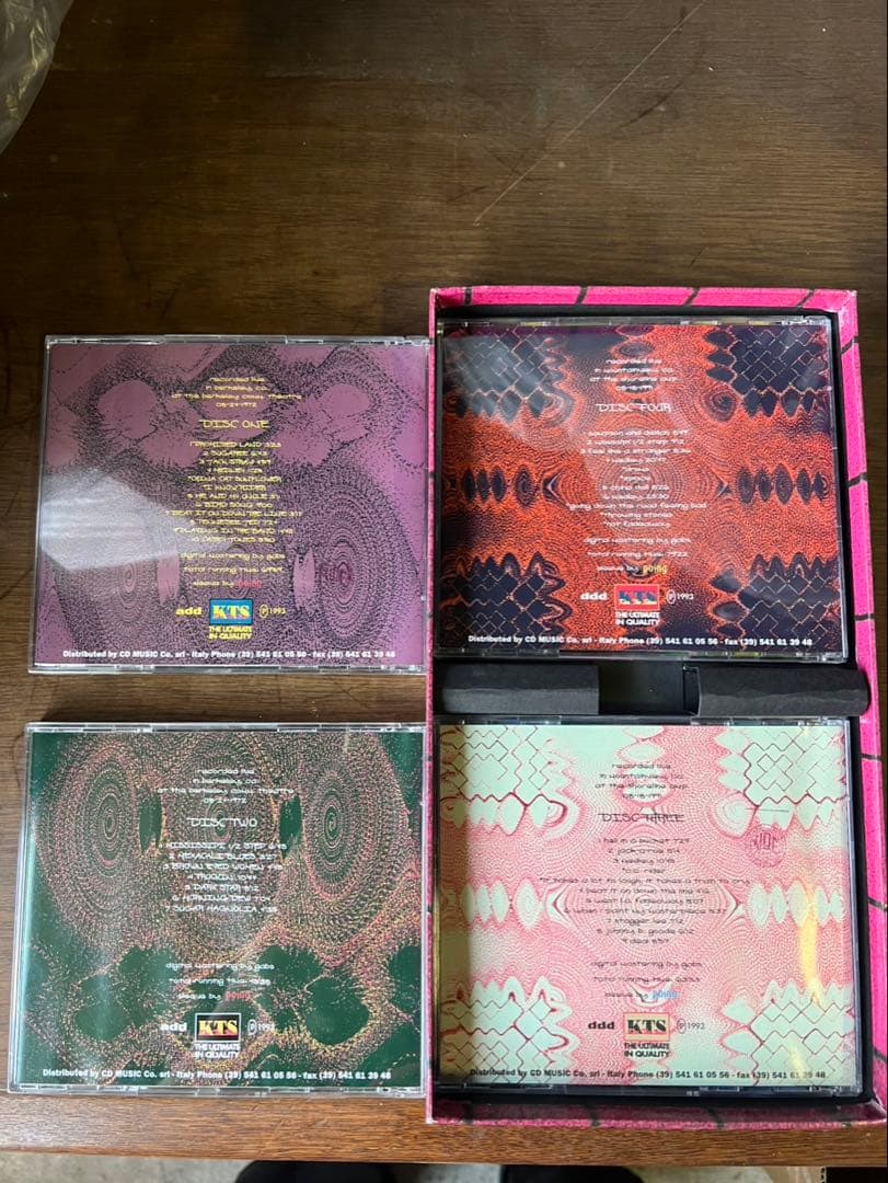 Grateful Dead 4CD BOX ライブ レア 廃盤