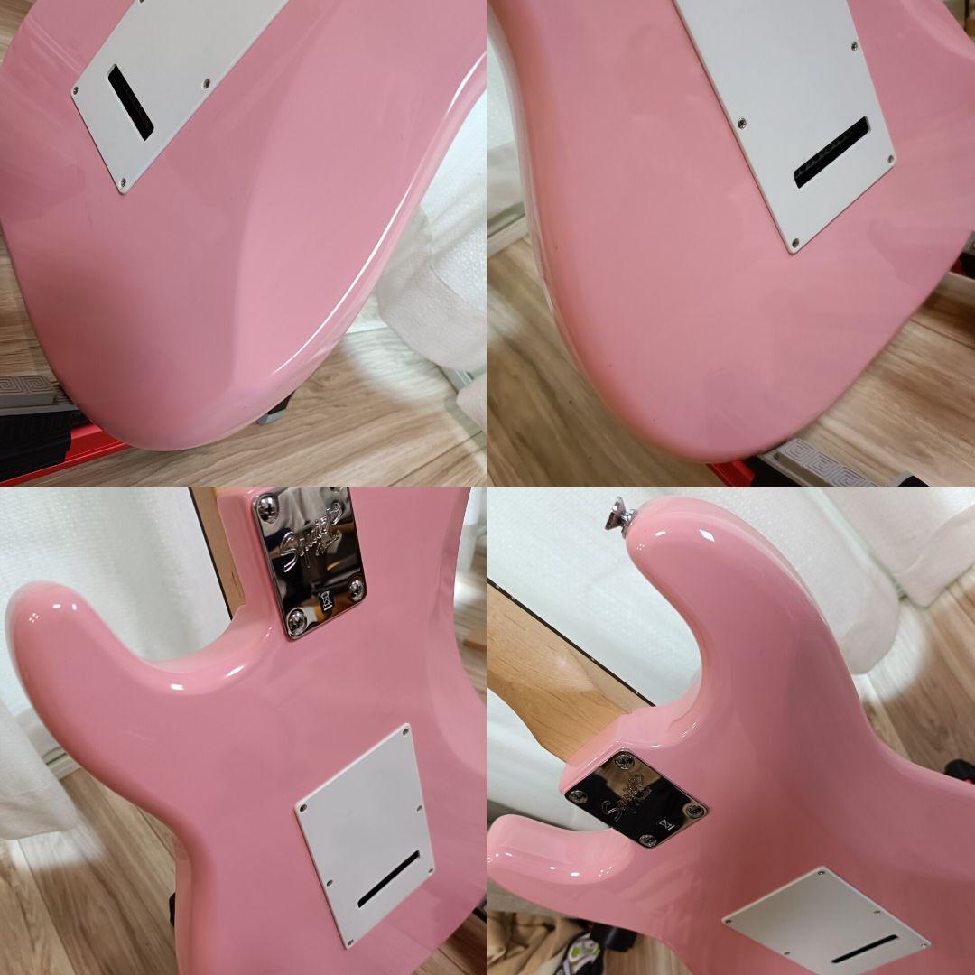 メンテ済｜Squier ストラトキャスター ピンク