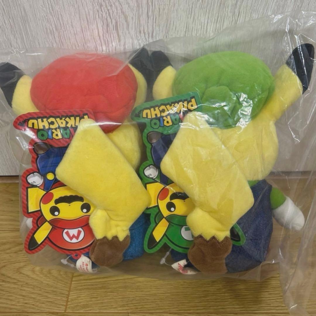 ポケモンセンター　2016 任天堂　マリオ　ルイージ　ぬいぐるみ