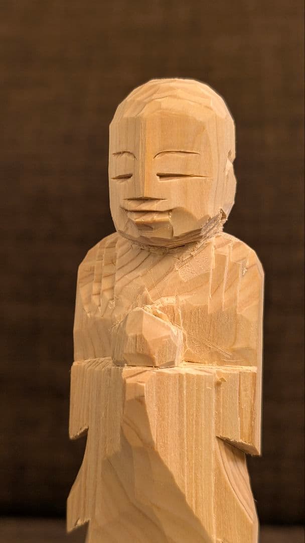 葉っぱちゃん出品 手彫り仏像 3点