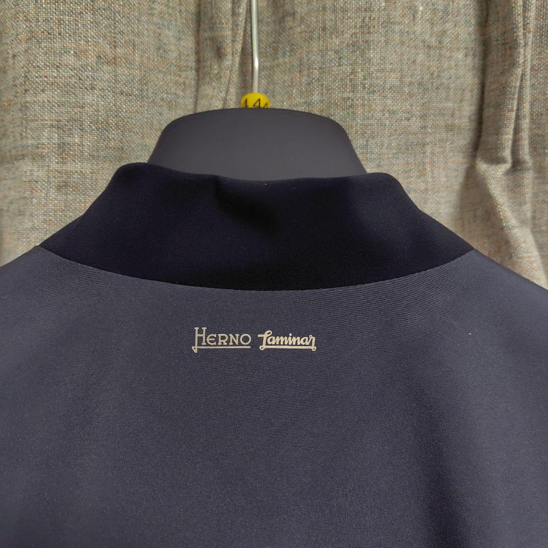【tk】【新品】Herno ボンバージャケット MA-1 ネイビー 44