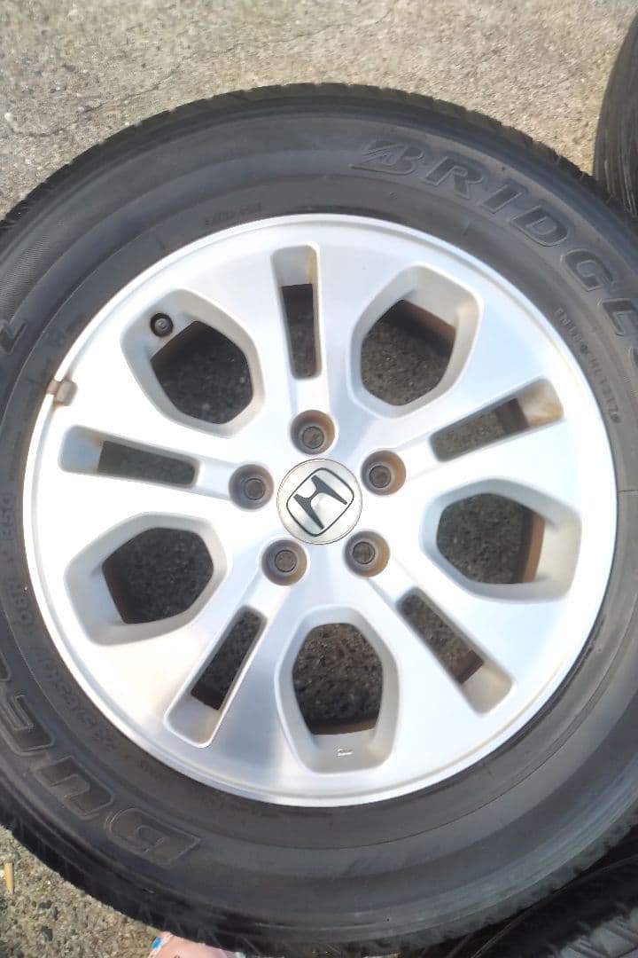 235/55r17タイヤホイール4本セット 本田純正ホイールセット