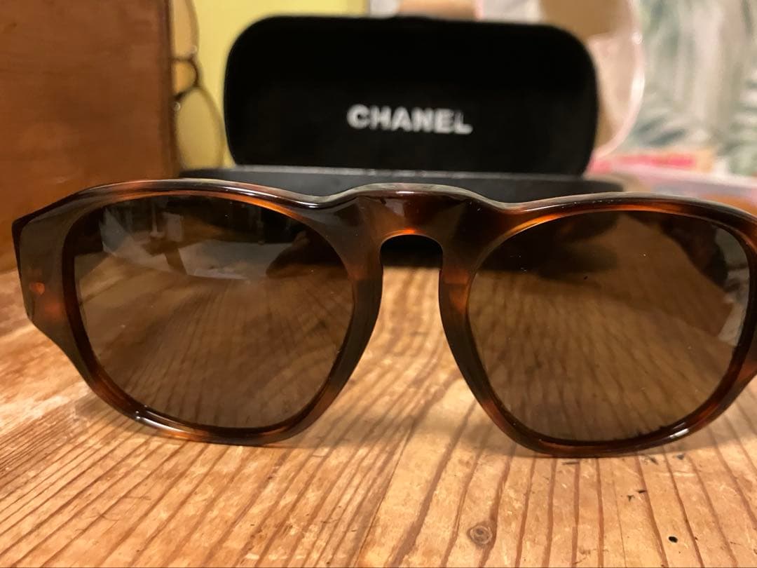 た*や様 CHANEL ブラウン サングラス べっ甲