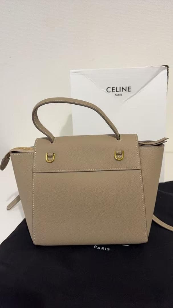 CELIńE ベージュ ショルダーバッグ