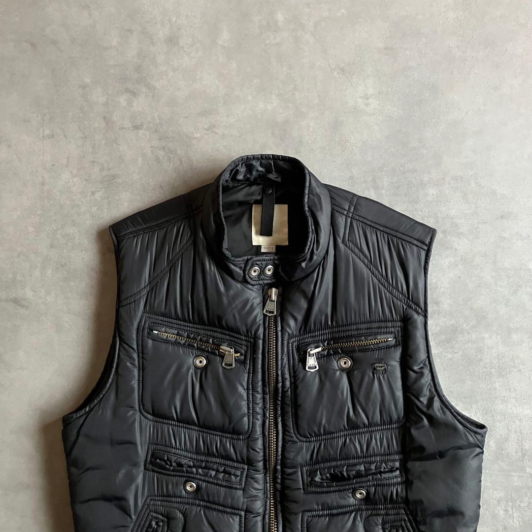 トップス 00s y2k DIESEL archive gimmick tech vest
