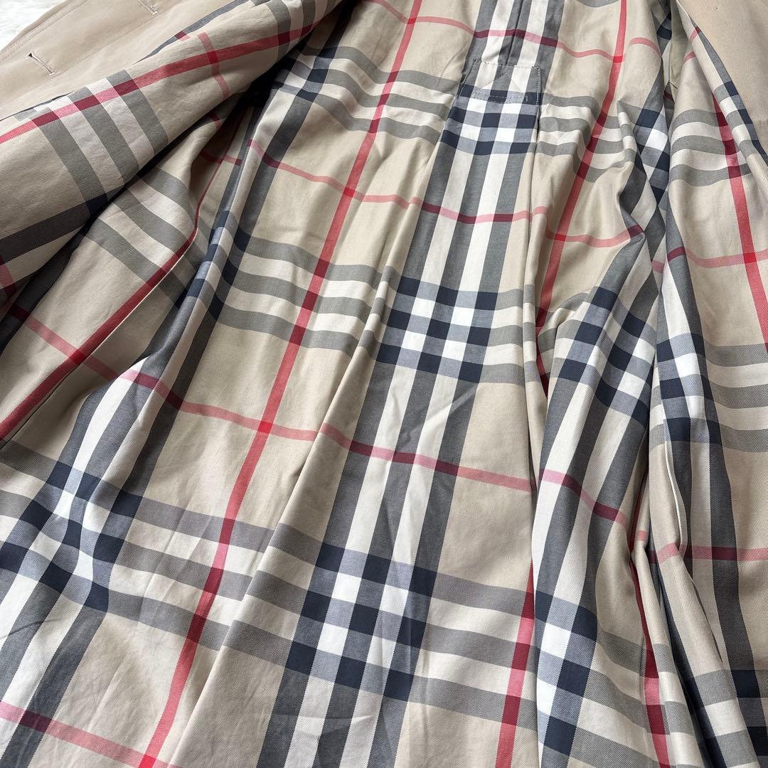 ☆大きいサイズ2XL☆バーバリーロンドン トレンチコート ベルト ノバチェック