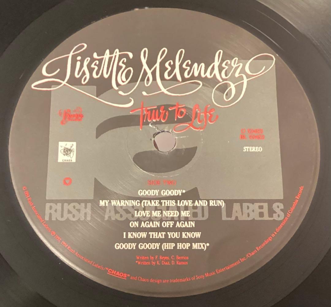 (USED)LISETTE MELENDEZ TRUE TO LIFE レコード