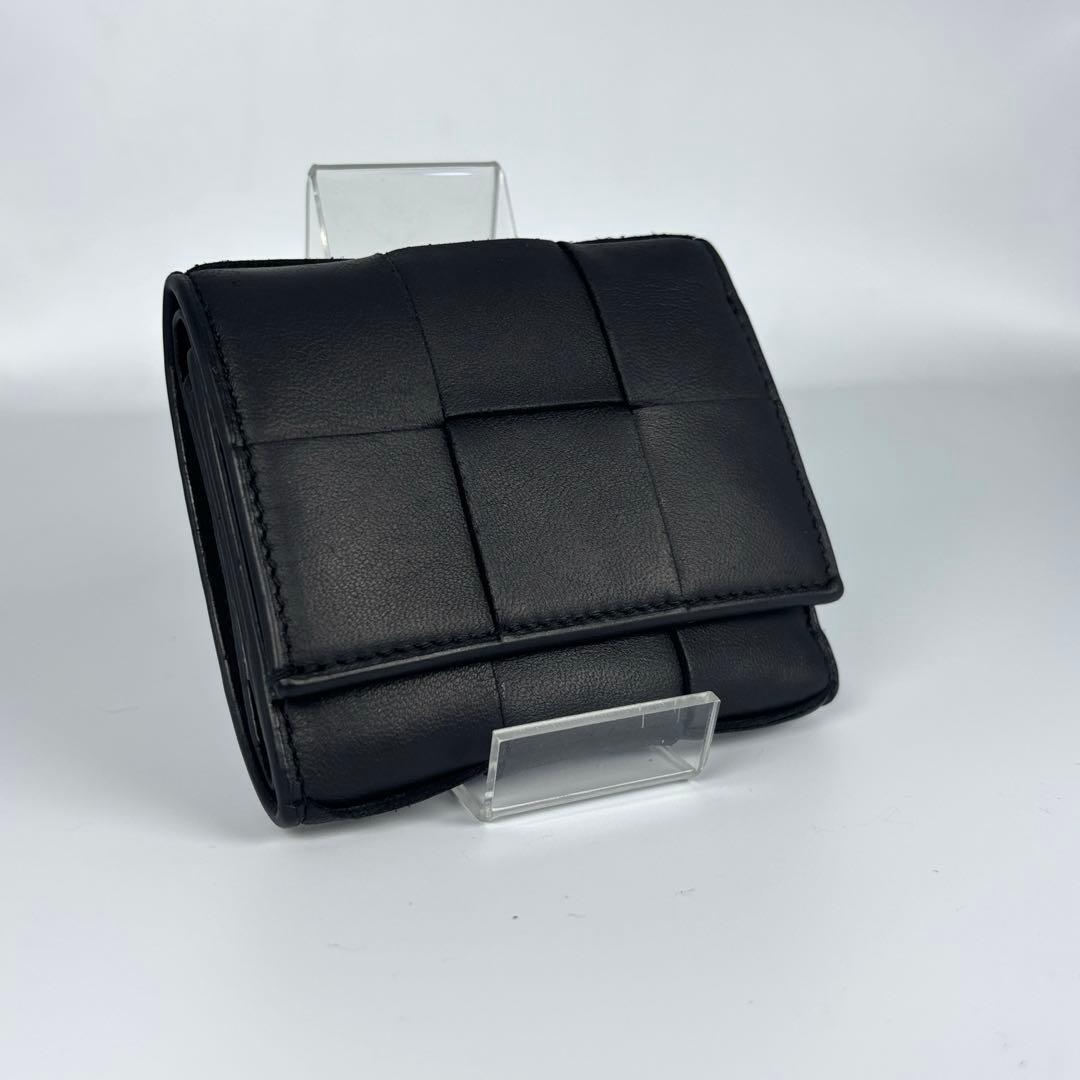 BOTTEGA VENETA 三つ折り財布 ブラック