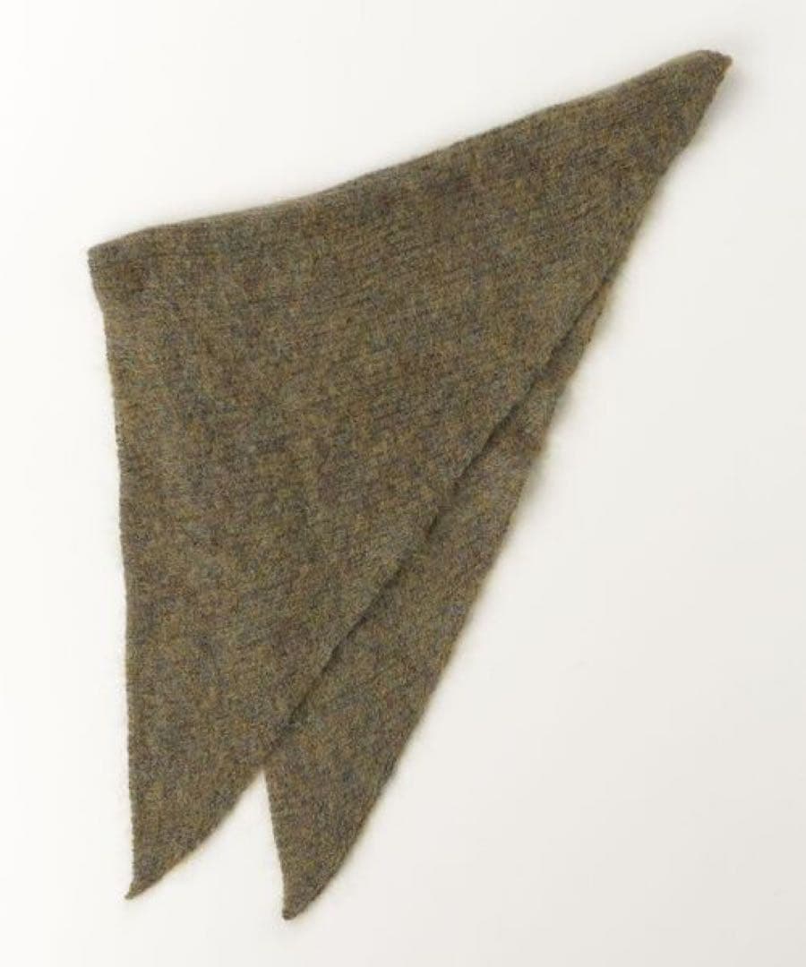 ＜Steven Alan＞トライアングル ニット ストール　オリーブ