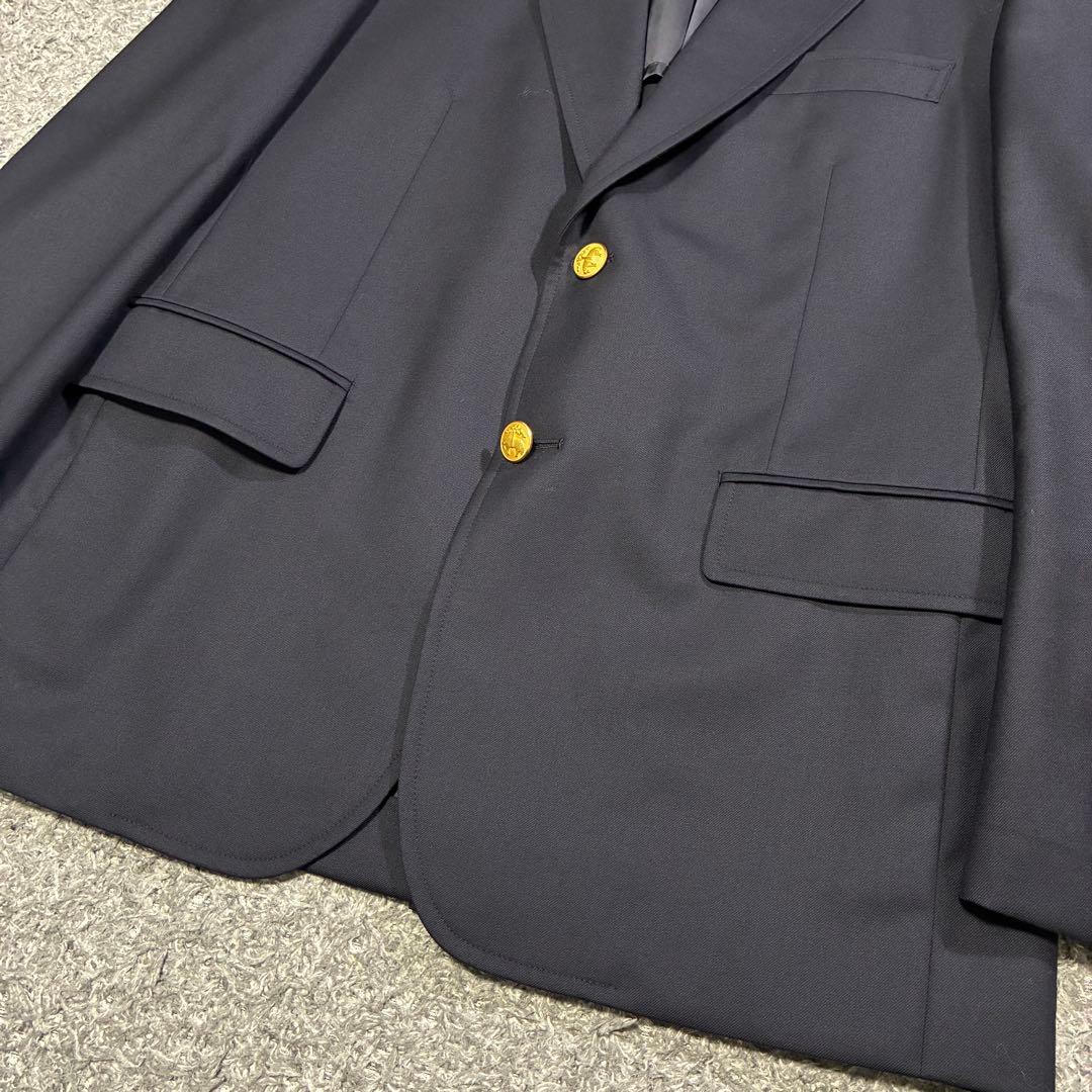 【美品】ブルックスブラザーズ 1818 紺ブレ 金ボタン 36SHT スリム