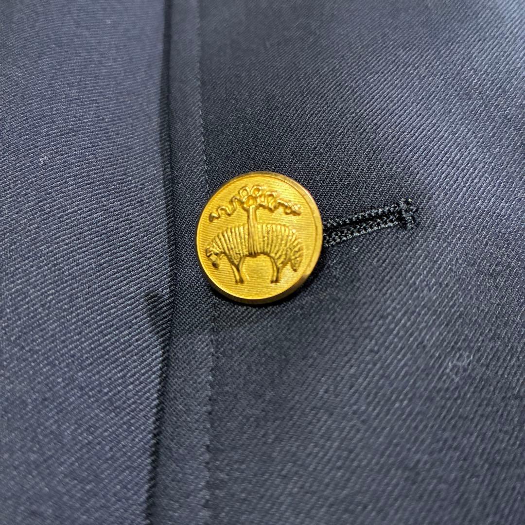 【美品】ブルックスブラザーズ 1818 紺ブレ 金ボタン 36SHT スリム