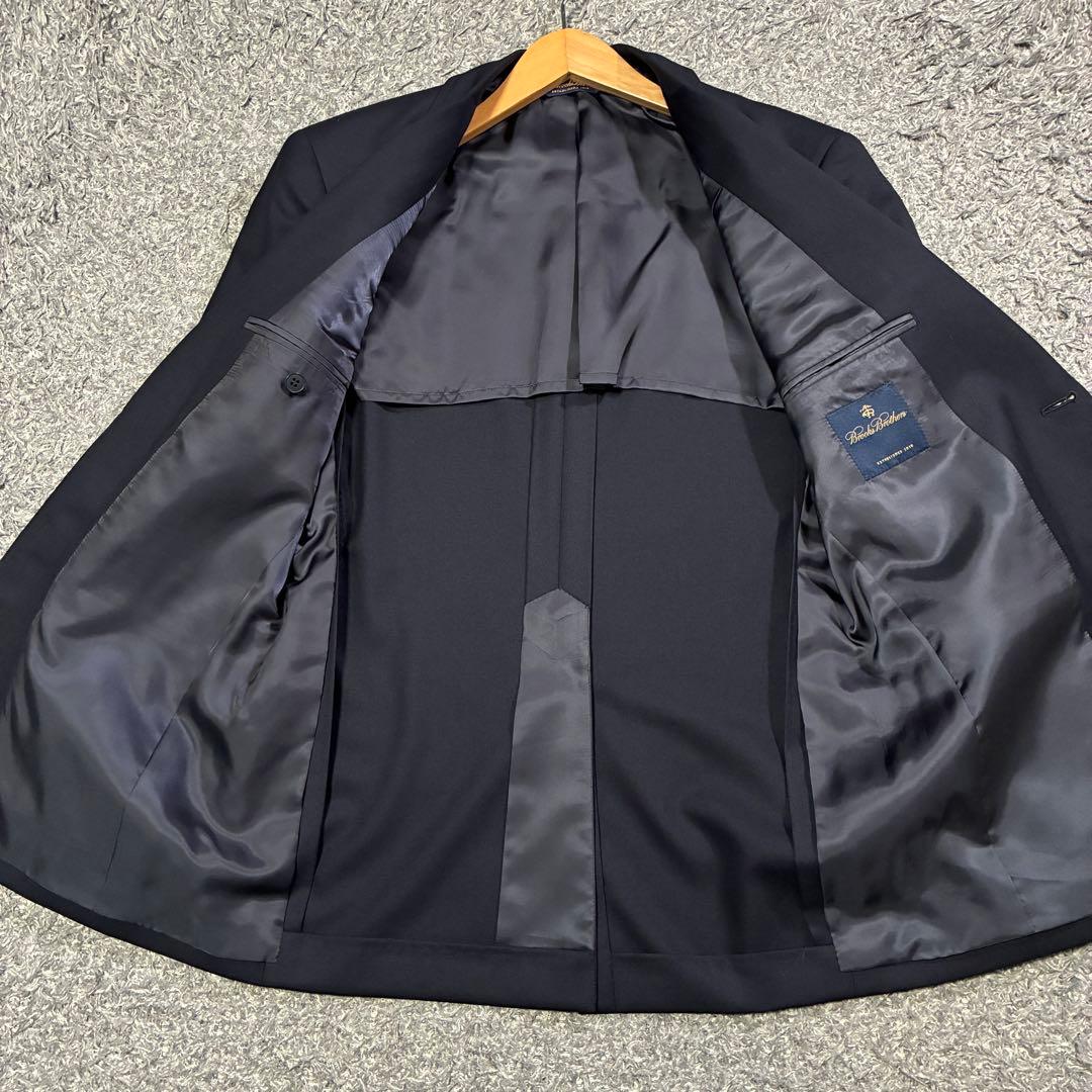 【美品】ブルックスブラザーズ 1818 紺ブレ 金ボタン 36SHT スリム