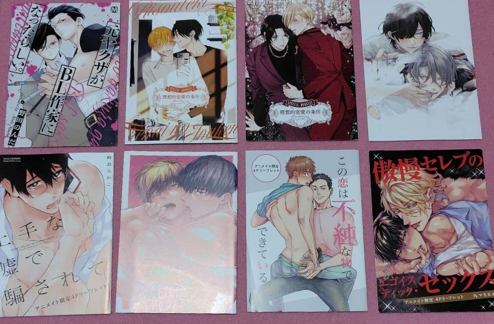 【バラ売り可能️⭕️】商業BL 限定特典 イラストカード リーフレット乙嫁語り