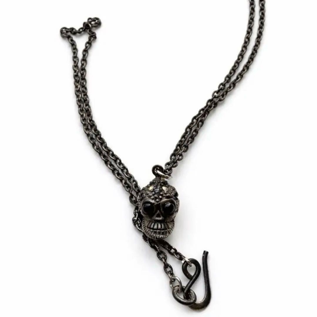 アクセサリー IF SIX WAS NINE BEDROCK Skull Necklace